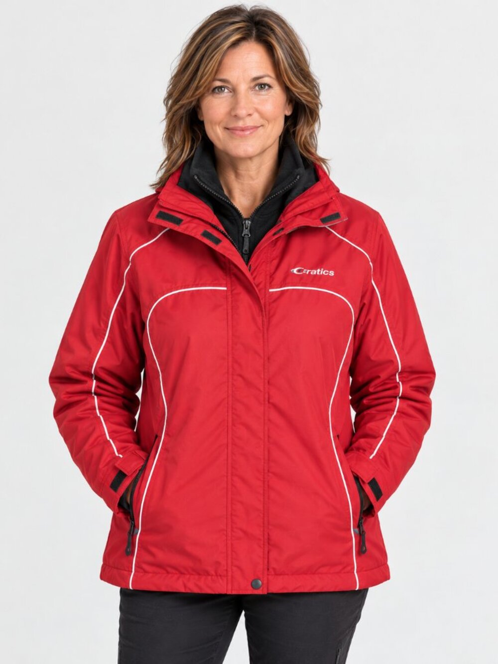 Red Blue 3-in-1 Winter Jacket